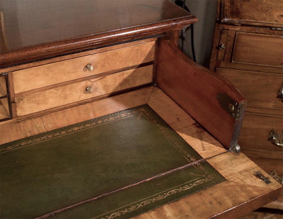19th Century Chippendale Style Mahogany Desk For Sale