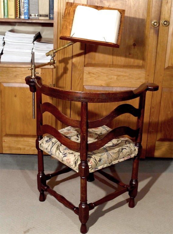 British English Mahogany Corner Chair For Sale