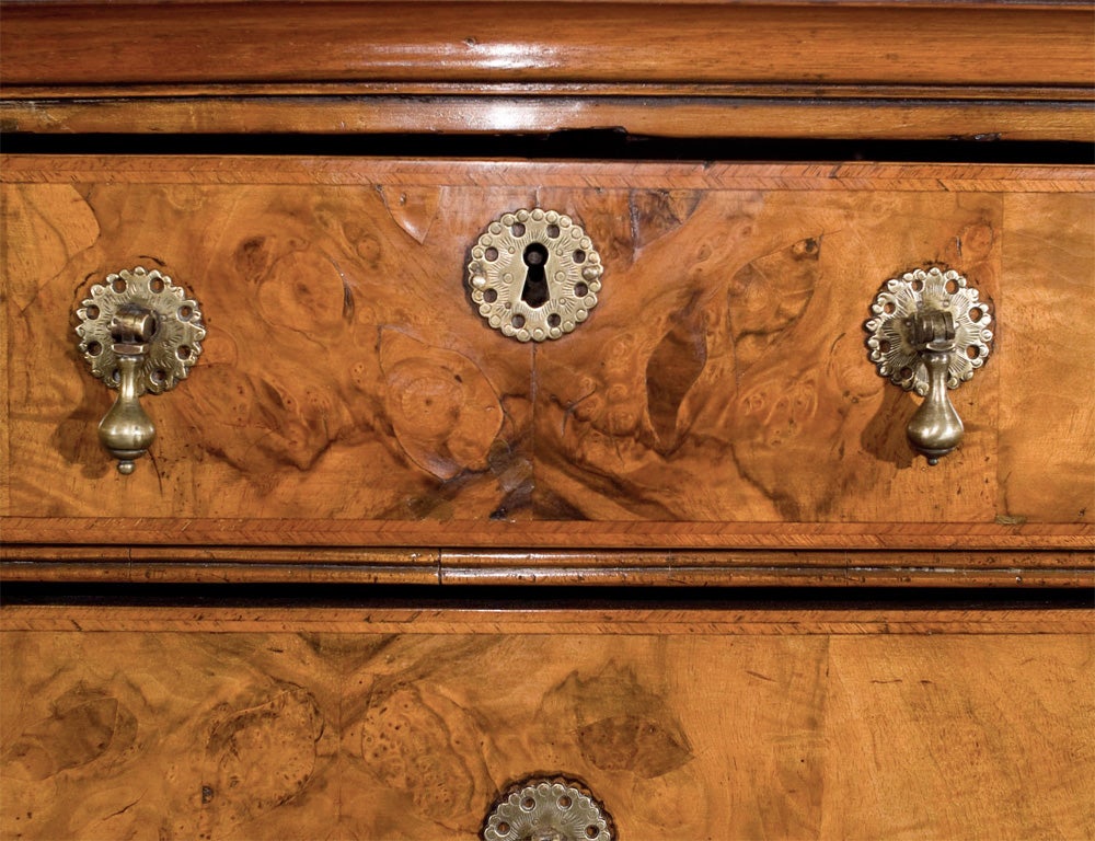 II Walnut Chest on Stand For Sale at 1stdibs