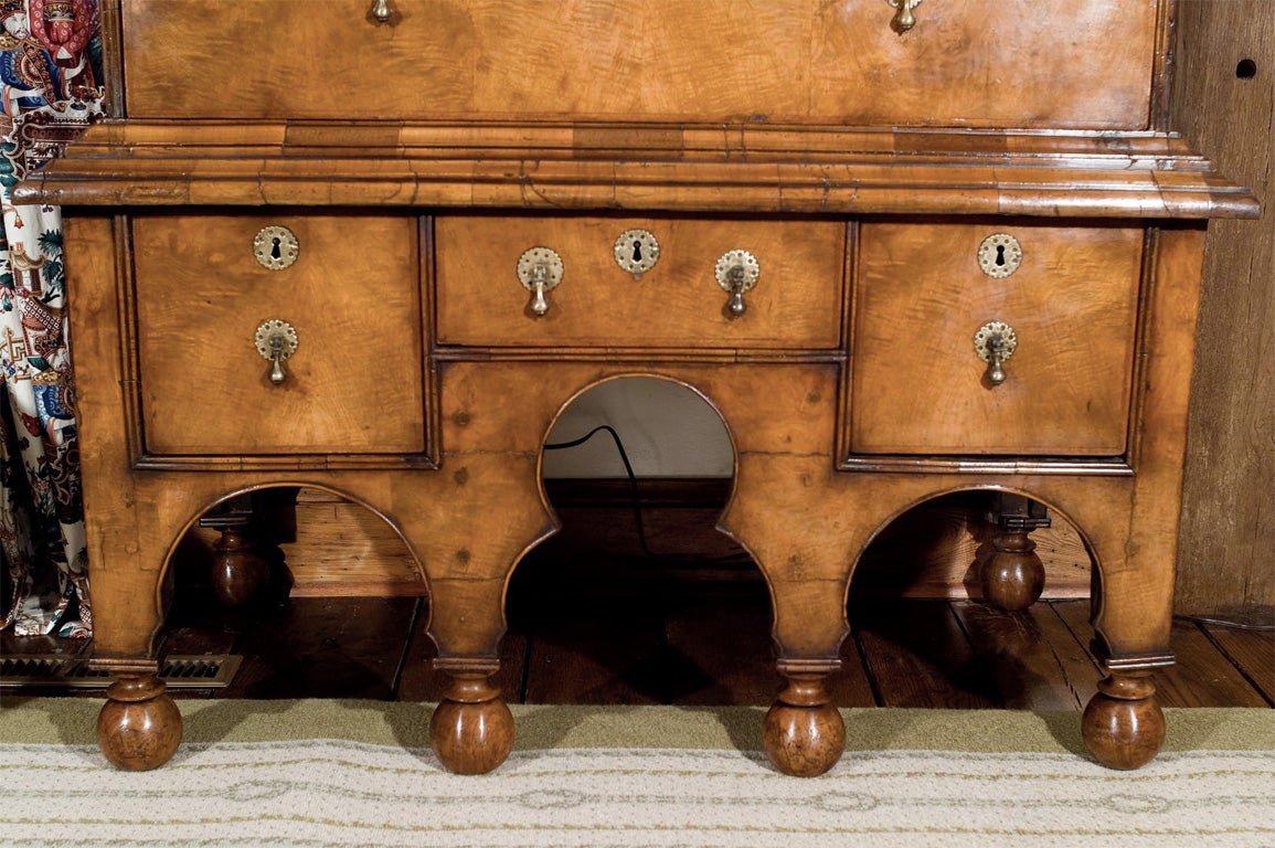 18th Century and Earlier George II Walnut Chest on Stand
