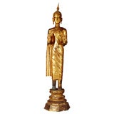 Antique Siamese Standing Buddha