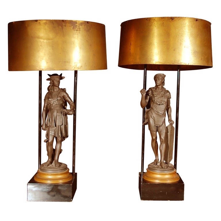 Pair of Italian Figural Table Lamps