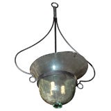 Antique Garden bell glass lantern