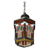 Antique Art Deco style lantern