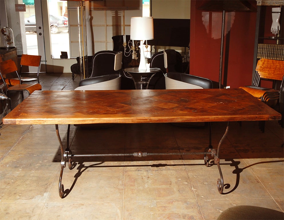 Parquet Dining Table