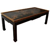 Gilt and Lacquer Chinoiserie Coffee Table