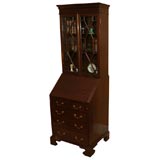 English, mahogany slant-top secretary