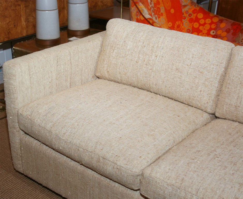 Upholstery Pair of Tuxedo Sofas by Charles Pfister for Knoll