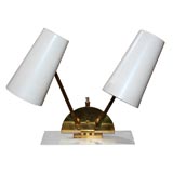 Double Cone Adjustable Desk Lamp by Lightolier