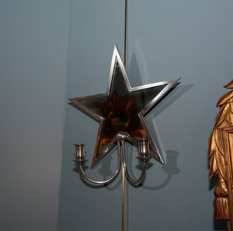 Set of Four Star Sconces