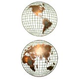 Curtis Jere Globe Sculpture