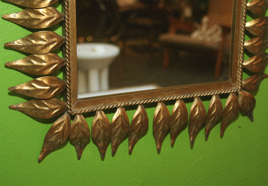 1940's French Tole Mirror