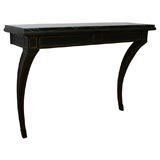 Ebonized Wall Console Signed Jansen