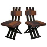 Harvey Probber X based dining chairs