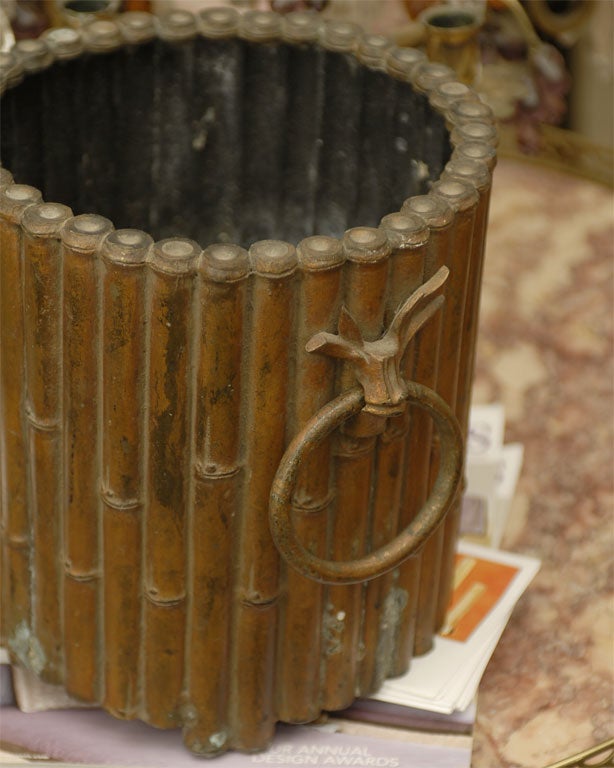 BRONZE ORIENTAL CACHE POT 1