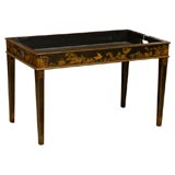 19thC CHINOISERIE STAND AS COFFEE TABLE