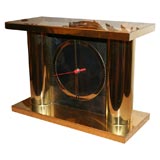 Vintage Brass Mantle Clock by Curtis Jere