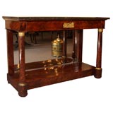 Antique French Empire console.
