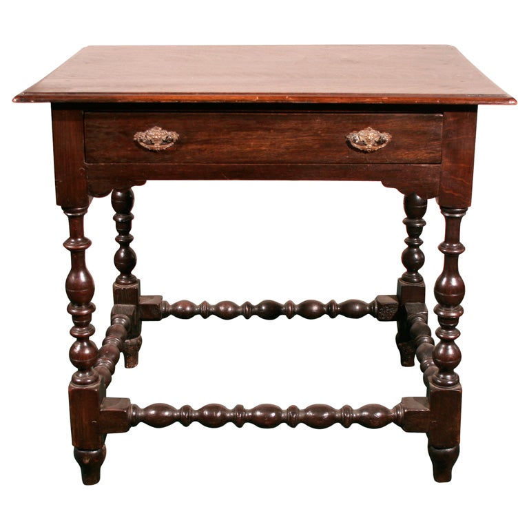 Oak Lowboy/Side Table For Sale