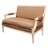 Antique A Louis XVI Style Painted Settee