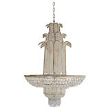Exquisite Art Deco Chandelier Attributed to Bagues