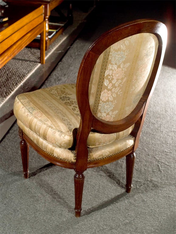 Pair of Maison Jansen Louis XVI Boudoir Slipper or Childrens Chairs All Original 4