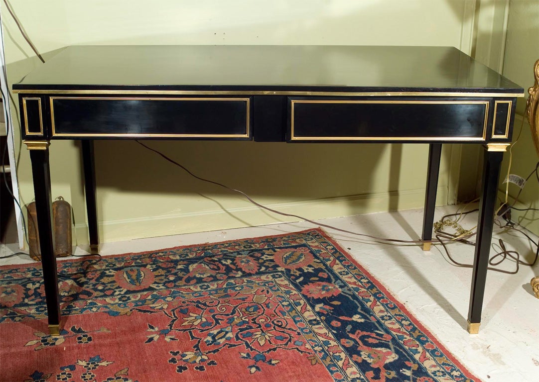 Maison Jansen Ebonized Desk.