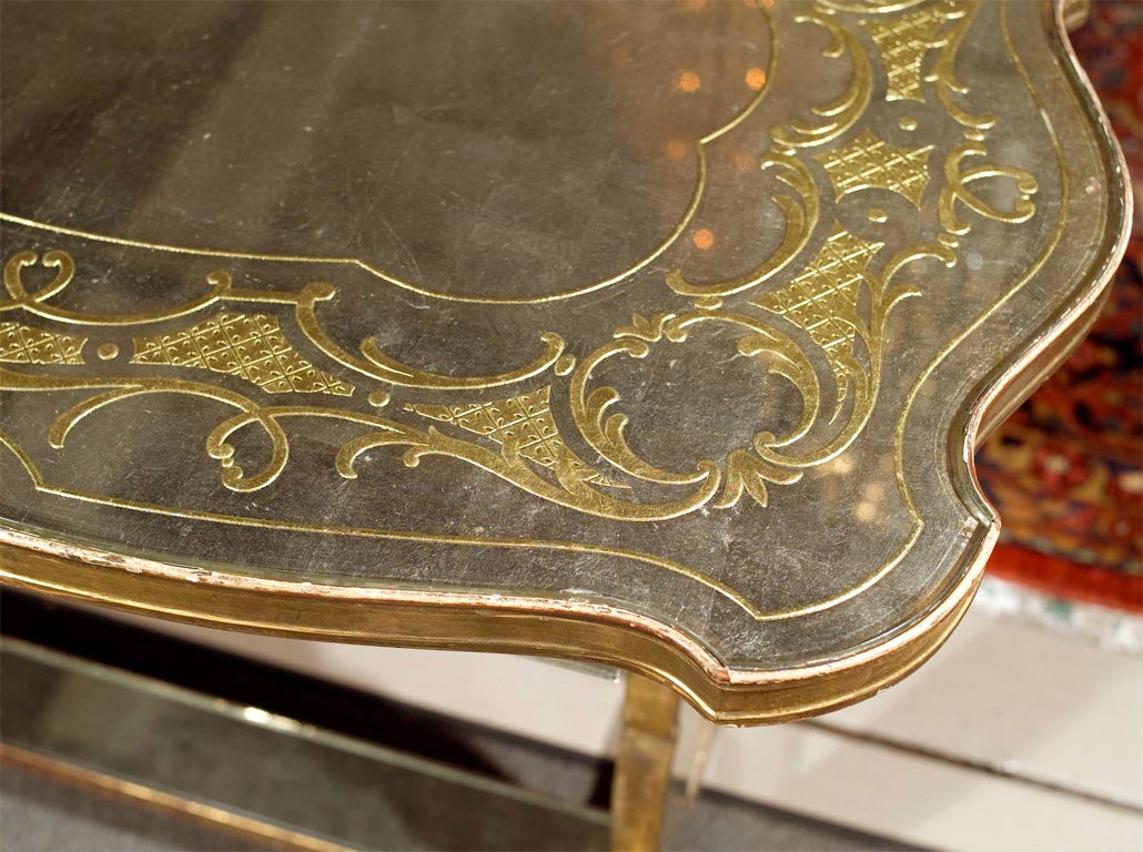 A Fine Maison Jansen Eglomise Vanity