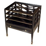 Exceptional Ebonized Stamped  Jansen Canterbury