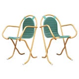 Set of Six Stacking Chairs