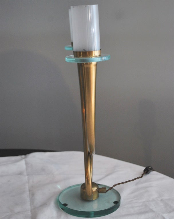 Brass Fontana Arte Lamp