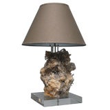 Quartz Lamp with lucite base