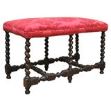 Bench with Barley Twist Turnings