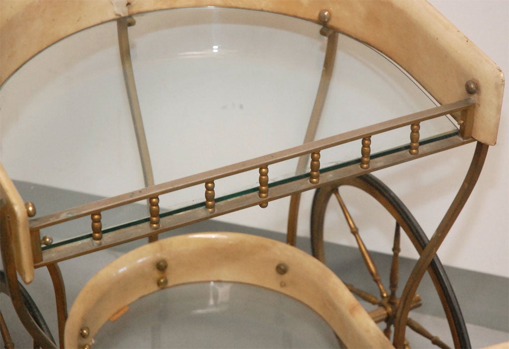 Chariot de bar Aldo Turo en vente 3