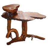 Vintage Root Burl Sculptural Table