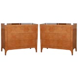 Lace wood pair of commodes Lace wood pair of commodes