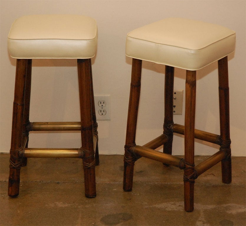Vintage McGuire Bar Stools