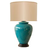 Large Turquoise Lamp Large Turquoise Lamp