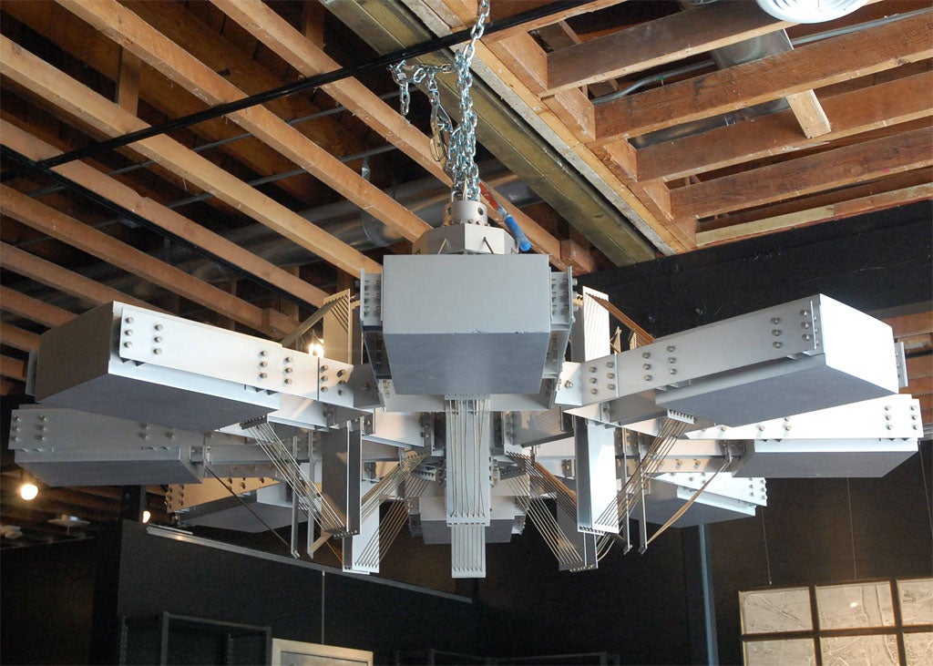 Spectacular 8 arm chandelier from JFK Airport