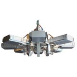 Spectacular 8 arm chandelier from JFK Airport