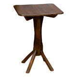 Antique Rustic English Pedestal Table