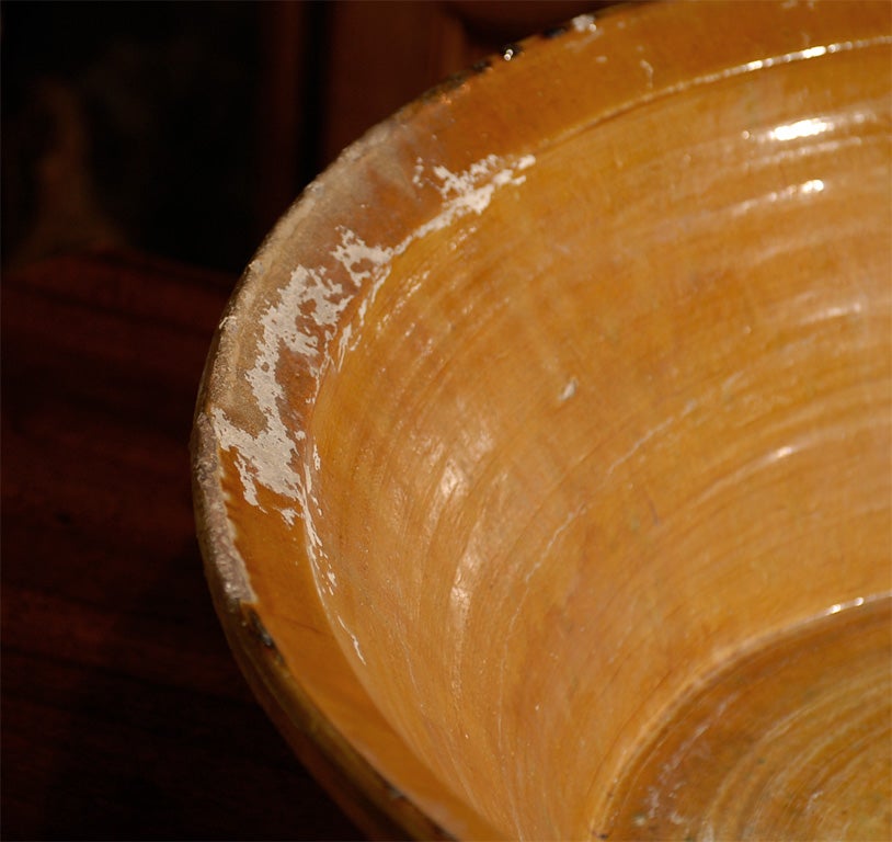 Large French Pottery Bowl 2