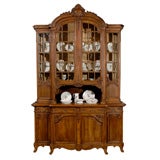 Antique 19th Century French Louis XV Style Buffet Deux Corps