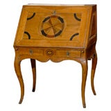 18th Century French cherry "Bureau a Pente" desk - from Grenoble