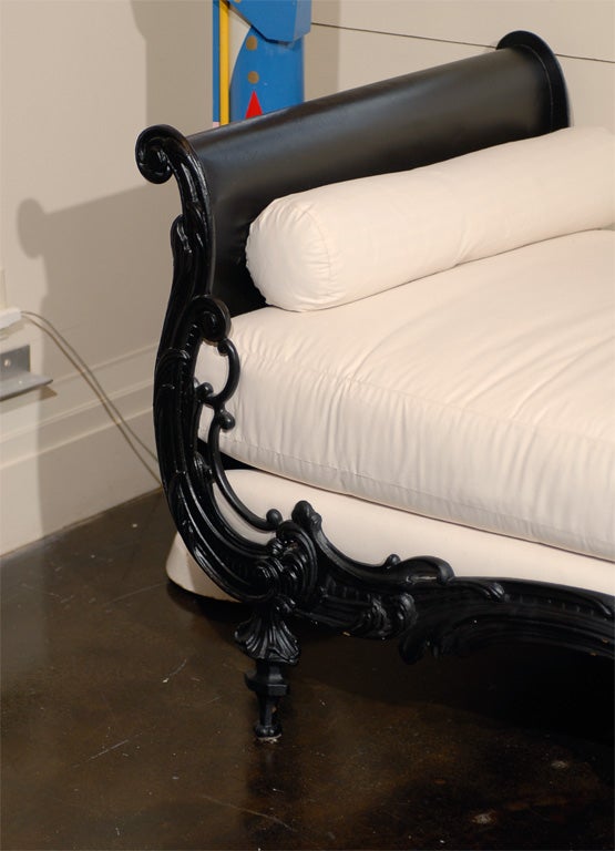 French 19th Century LXV Style Iron Daybed For Sale