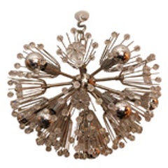 Half Nickel Austrian Snowflake Chandelier 4