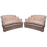 Pair Of 1940's Love Seats