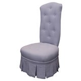 1940'S LAVENDER FRENCH BOUDOIR CHAIR