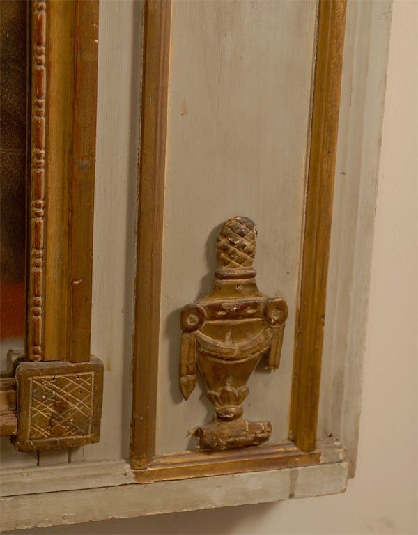 Trumeau de época Luis XVI con escena pastoral ovalada, c. 1790 en venta 1