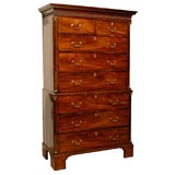 Fine George III period Chest-on-Chest in Mahogany, c. 1790
